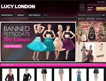 Tablet Screenshot of lucylondon.com